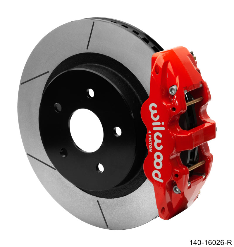 Wilwood Aerolite 4R Rear Kit 15.00in Red 13-17 Dodge Truck 1500 - 4WD Big Brake Kits Wilwood
