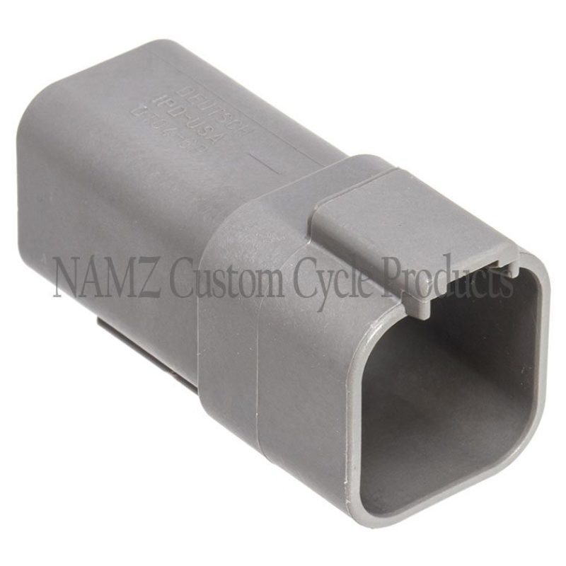 NAMZ Deutsch DT Series 6-Wire Receptacle & Wedgelock - Gray (Repl. HD 72126-94GY) Wiring Connectors NAMZ