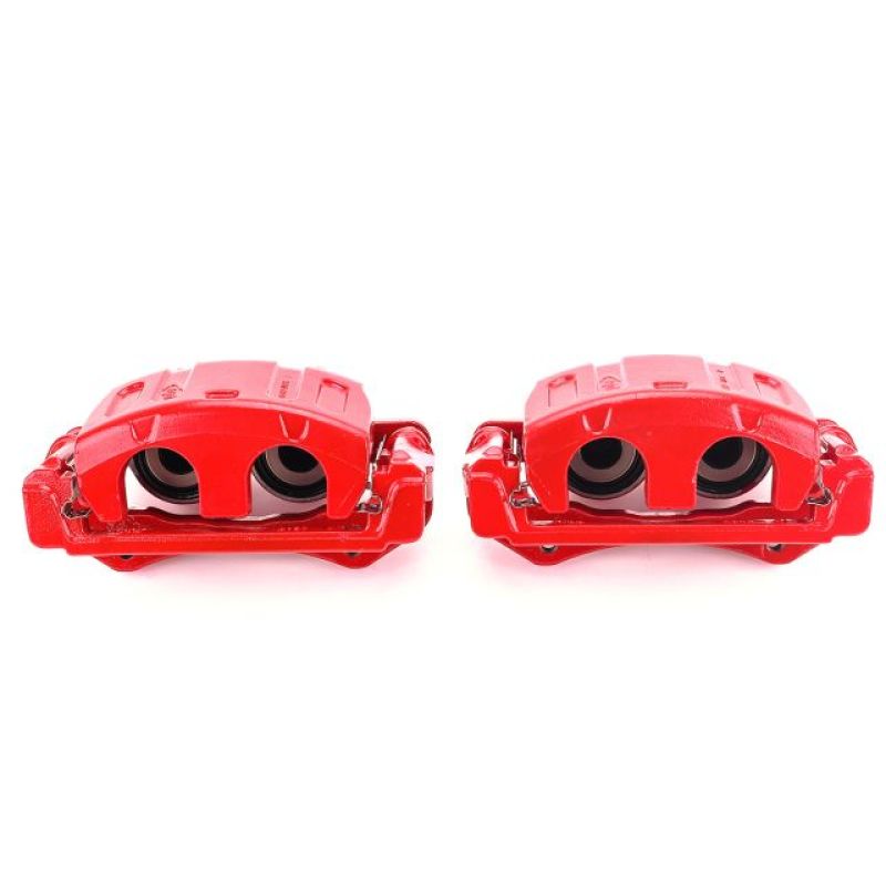Power Stop 05-07 Ford Five Hundred Front Red Calipers w/Brackets - Pair Brake Calipers - Perf PowerStop