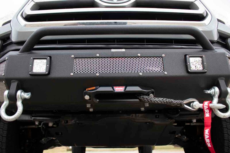 Fishbone Offroad 2016+ Toyota Tacoma Center Stubby Front Bumper Bumpers - Steel Fishbone Offroad