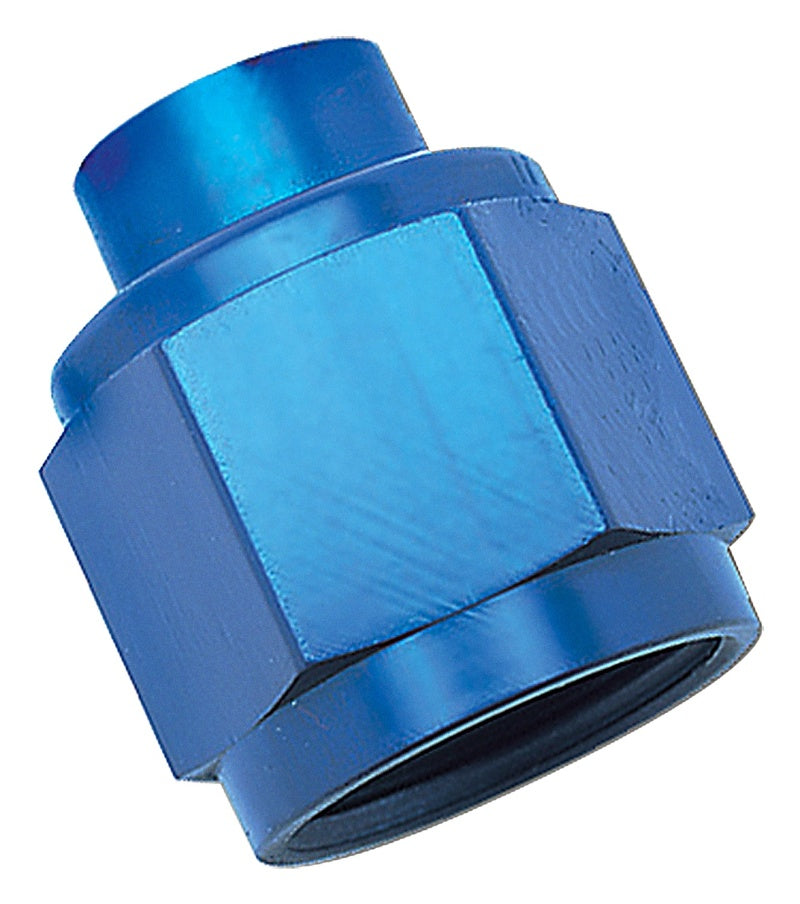 Russell Performance -16 AN Flare Cap (Blue) Fittings Russell