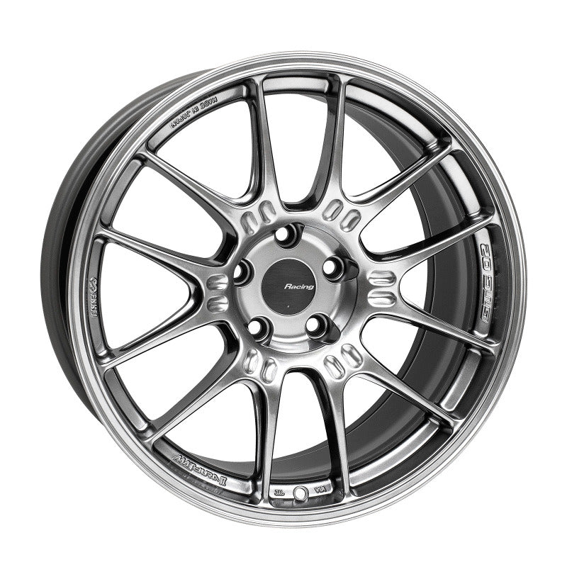 Enkei GTC02 18x9 5x112 25mm Offset 66.5mm Bore Hyper Silver Wheel Wheels - Cast Enkei