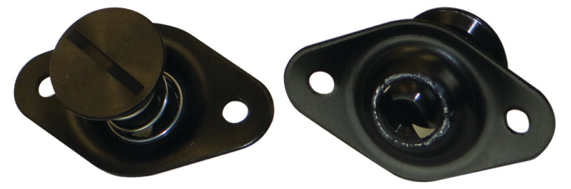 Moroso Quick Fastener - Self Ejecting - 5/16in x .650in - Aluminum - Black - 10 Pack Fittings Moroso