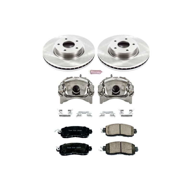 Power Stop 13-18 Nissan Altima Front Autospecialty Brake Kit w/Calipers Brake Kits - OE PowerStop