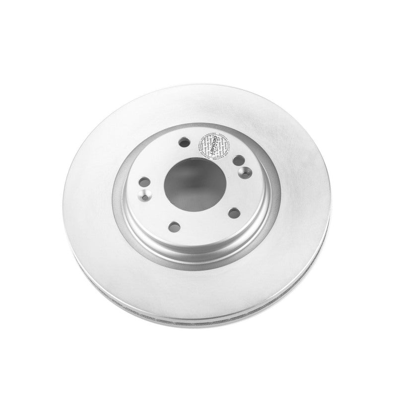 Power Stop 17-18 Hyundai Elantra Front Evolution Geomet Coated Rotor Brake Rotors - OE - Cryo PowerStop