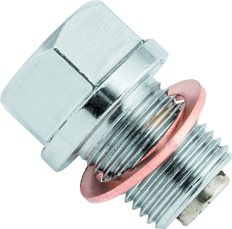 BikeMaster Magnetic Oil Drain Plug 14mm - Stainless Drain Plugs BikeMaster