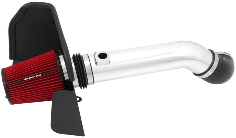 Spectre 11-13 GM 2500HD/3500HD V8-6.0L F/I Air Intake Kit - Polished w/Red Filter Cold Air Intakes Spectre