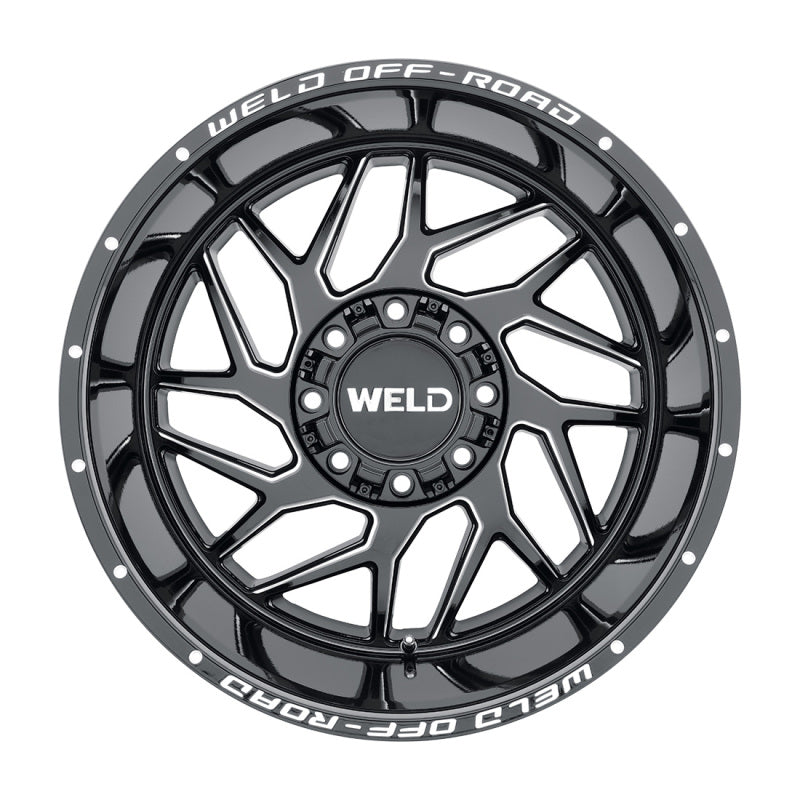 Weld Off-Road W117 20X9 Fulcrum 8X180 ET00 BS5.00 Gloss Black MIL 124.3 Wheels - Cast Weld
