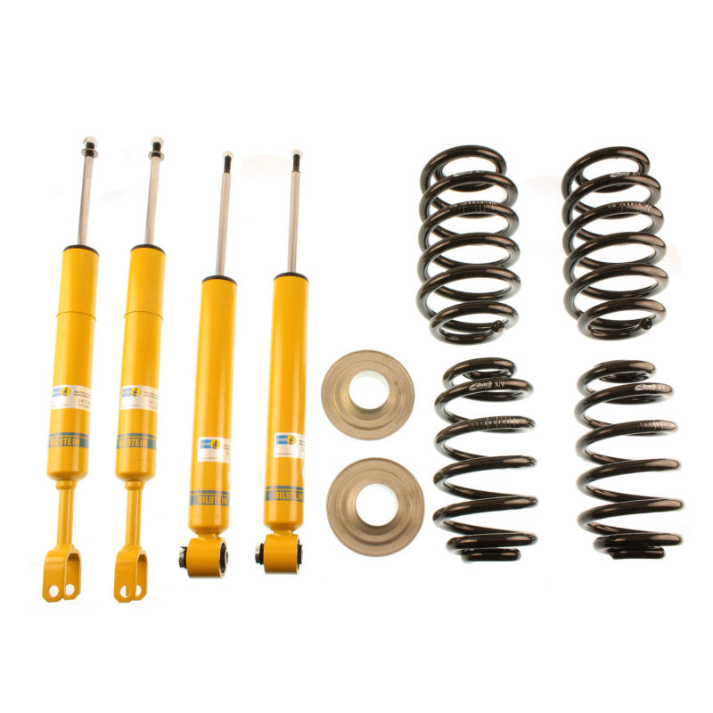 Bilstein B12 2003 Audi A4 Quattro Base Front and Rear Complete Suspension Kit Shock & Spring Kits Bilstein