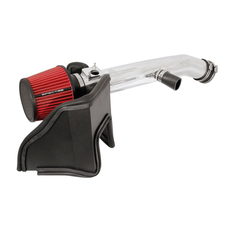 Spectre 06-12 Lexus IS250/IS350 V6-2.5/3.5L F/I Air Intake Kit - Polished w/Red Filter Cold Air Intakes Spectre
