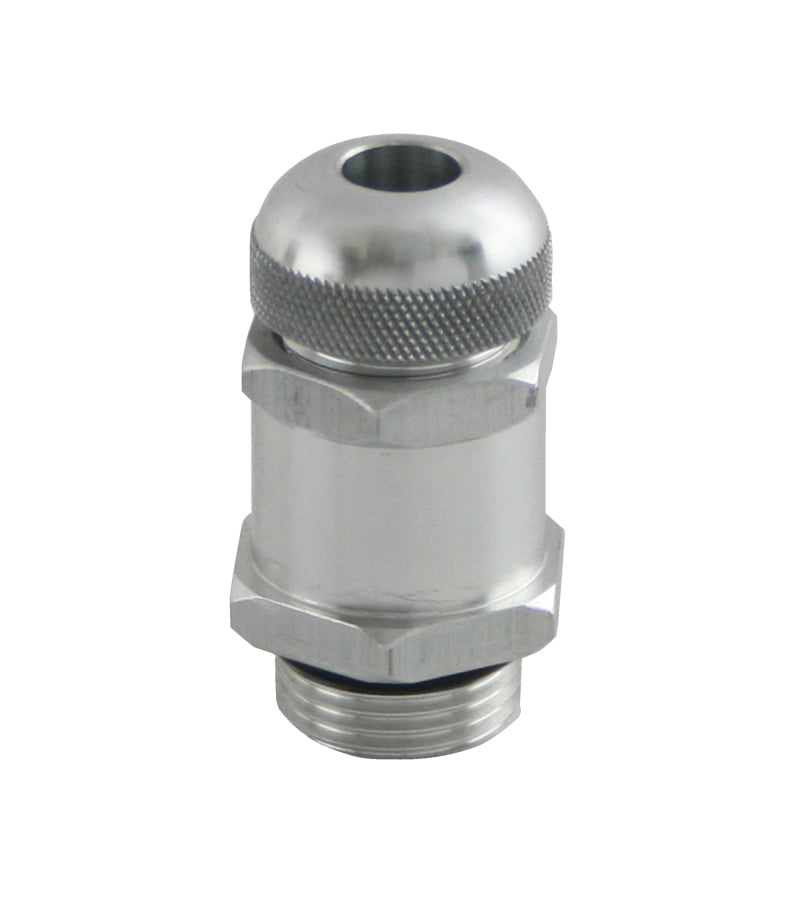 Moroso Vacuum Relief Valve w/Adjustable Knob -12An Female Gland Seal - Aluminum - Single Valves Moroso