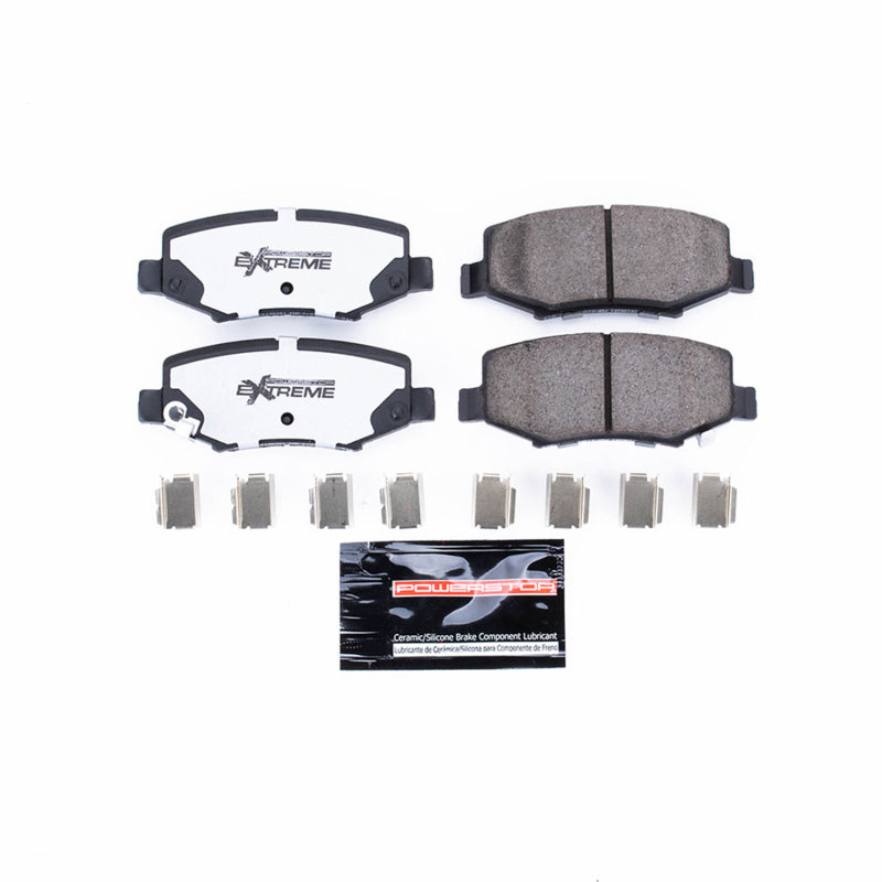 Power Stop 07-18 Jeep Wrangler Rear Z36 Truck & Tow Brake Pads w/Hardware Brake Pads - Performance PowerStop