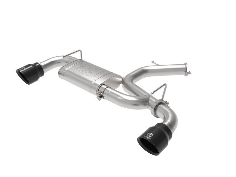 aFe Takeda Exhaust Axle-Back 19-20 Hyundai Veloster N 304SS Black Dual Tips Exhaust Axle Back aFe