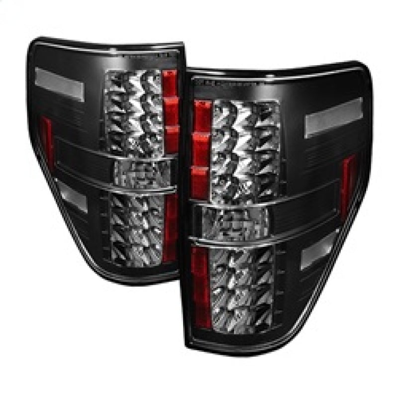 Spyder Ford F150 09-14 LED Tail Lights Black ALT-YD-FF15009-LED-BK Tail Lights SPYDER