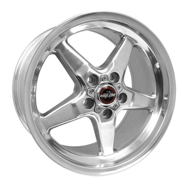 Race Star 92 Drag Star 17x10.50 5x4.50bc 7.63bs Direct Drill Polished Wheel Wheels - Cast Race Star