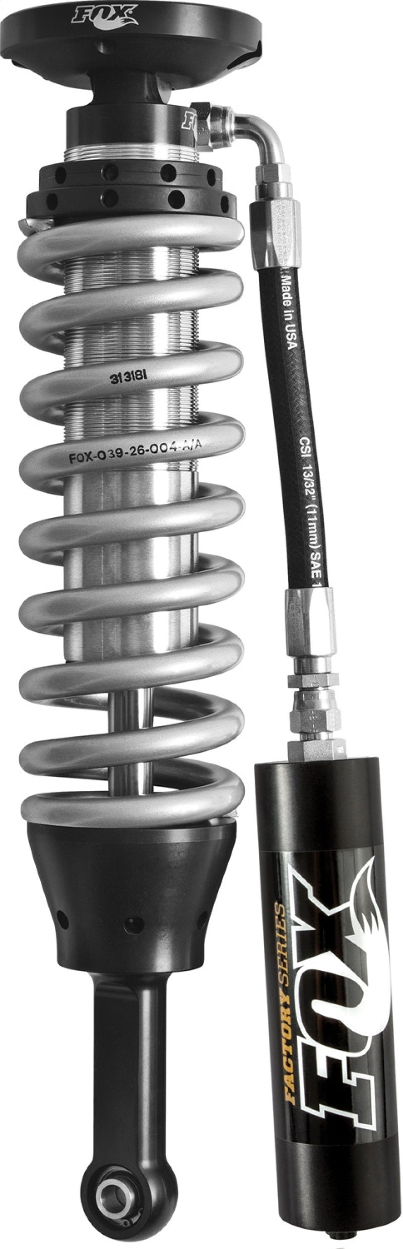 Fox 2009 F-150 2.5 Factory Series 5.45in. Remote Reservoir Coilover Shock Set - Black/Zinc Coilovers FOX