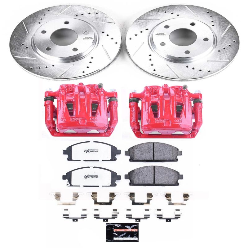 Power Stop 04-09 Nissan Quest Front Z36 Truck & Tow Brake Kit w/Calipers Brake Kits - Performance D&S PowerStop