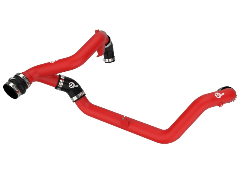 aFe BladeRunner 2 1/4in Intercooler Hot Side Charge Pipe 22-23 Ford Explorer V6-3.0L (tt) - Red Intercoolers aFe