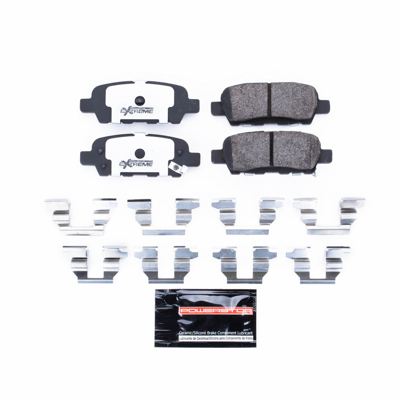 Power Stop 2013 Infiniti EX37 Rear Z26 Extreme Street Brake Pads w/Hardware Brake Pads - Performance PowerStop