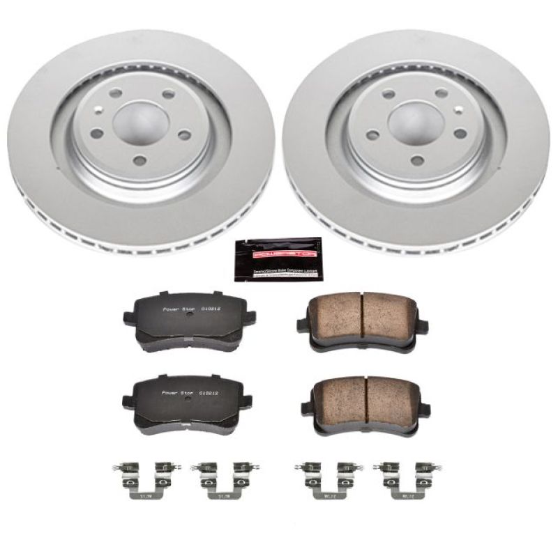 Power Stop 10-11 Audi S4 Rear Z23 Evolution Sport Coated Brake Kit Brake Kits - Performance D&S PowerStop