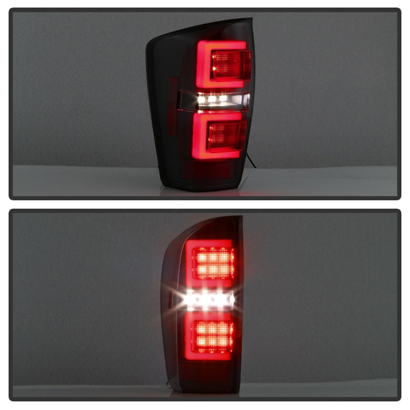 Spyder 16-17 Toyota Tacoma LED Tail Lights - Black Smoke (ALT-YD-TT16-LED-BSM) Tail Lights SPYDER