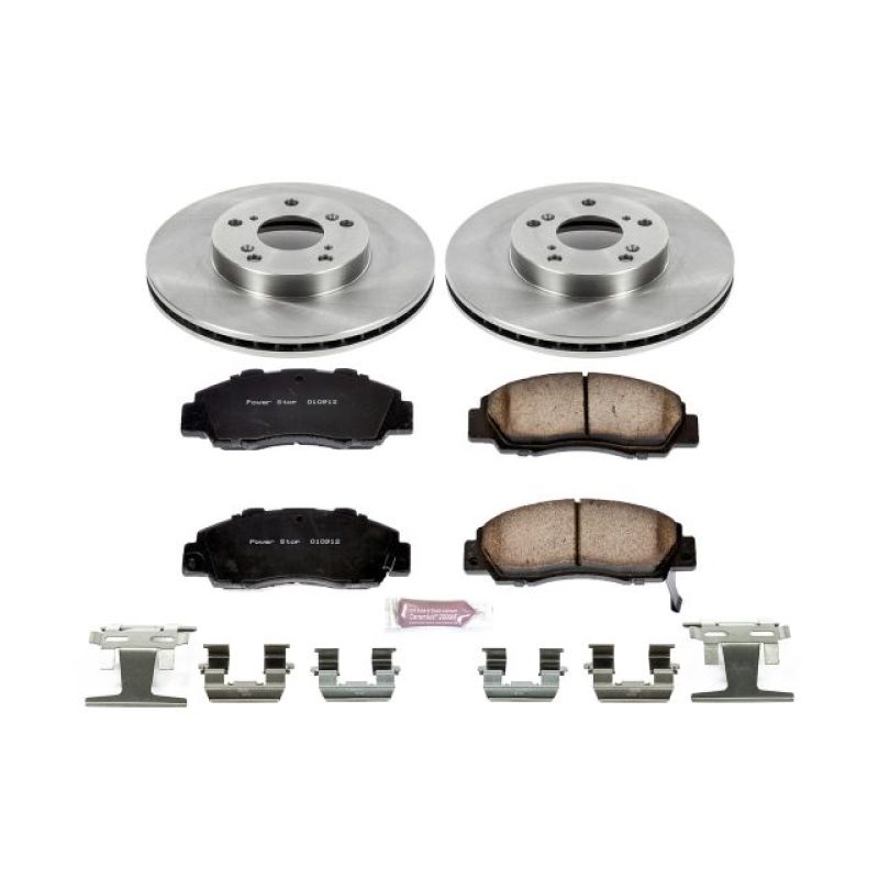 Power Stop 98-02 Honda Accord Front Autospecialty Brake Kit Brake Kits - OE PowerStop