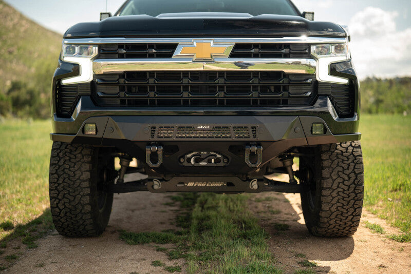 DV8 Offroad 2022+ Chevrolet Silverado 1500 Offroad Spec Series Front Bumper w/ Winch Bumpers - Steel DV8 Offroad