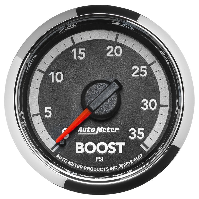 Autometer Gen4 Dodge Factory Match 52.4mm Mechanical 0-35 PSI Boost Gauge Gauges AutoMeter