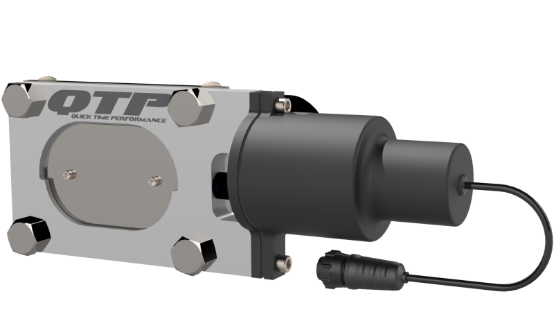 QTP Bolt-On QTEC Low Profile Oval Electric Cutout Valve Exhaust Cutouts QTP