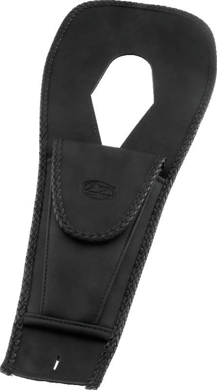 Mustang 04-09 Honda VTX1300C Cruiser, 03-09 Retro,03-07 S Tank Bib - Black Tank Bibs Mustang Motorcycle