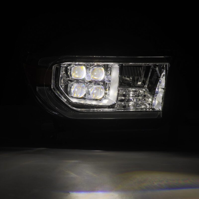 AlphaRex 07-13 Toyota Tundra / 08-17 Sequoia NOVA LED Proj HL Chrome w/Actv Light Seq. Sig + DRL Headlights AlphaRex
