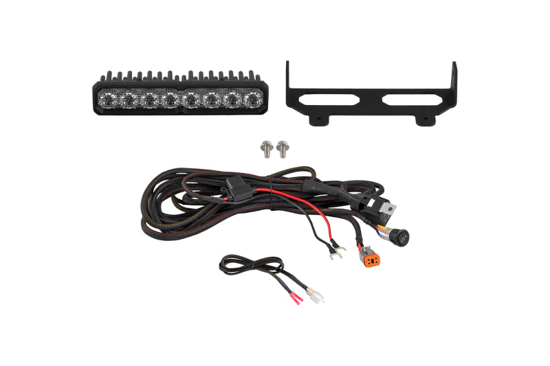 Diode Dynamics 17-26 Can Am Maverick Shock Mount Kit SS10 Max White Combo Light Bars & Cubes Diode Dynamics