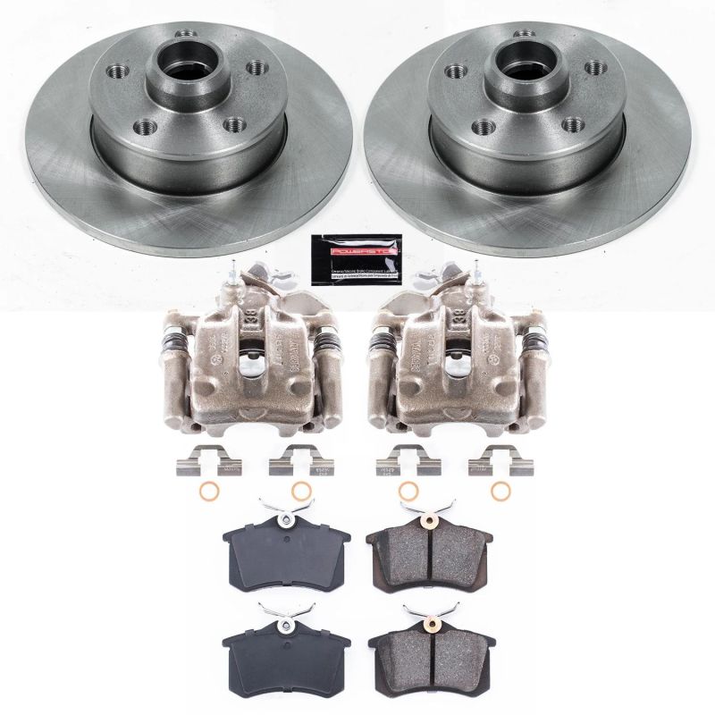 Power Stop 92-95 Volkswagen Corrado Rear Autospecialty Brake Kit w/Calipers Brake Kits - OE PowerStop