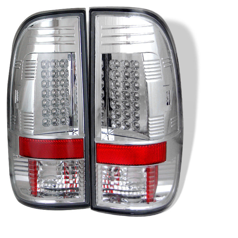Spyder Ford F150 side 97-03/F250/350/450 Super Duty 99-07 LED Tail Lights Chrm ALT-YD-FF15097-LED-C Tail Lights SPYDER