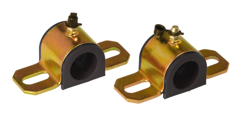 Prothane Universal Greasable Sway Bar Bushings - 24MM - Type A Bracket - Black Sway Bar Bushings Prothane