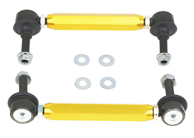 Whiteline Universal Swaybar Link Kit-Heavy Duty Adjustable 10mm Ball Joint Sway Bar Endlinks Whiteline