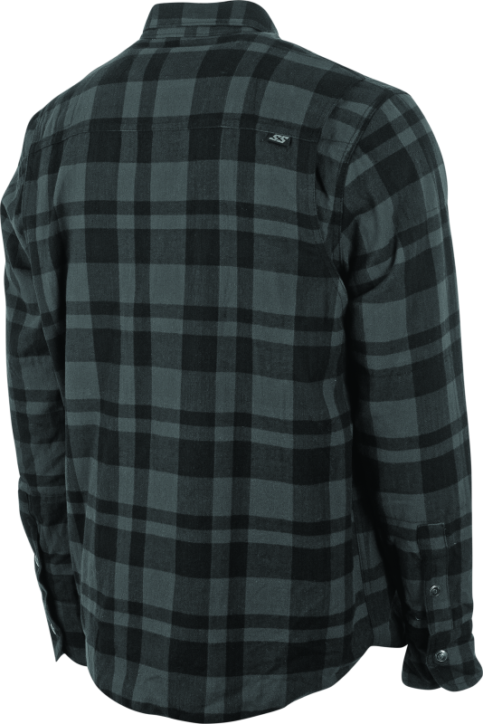 Speed and Strength Black 9 2.0 Moto Shirt Grey - Small Shirts Speed and Strength