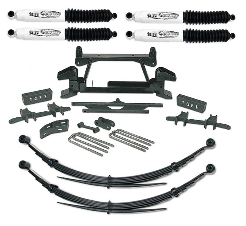 Tuff Country 88-98 Chevy Truck K1500 4x4 6in Lift Kit with Rear Leaf Springs (SX8000 Shocks) Lift Kits Tuff Country