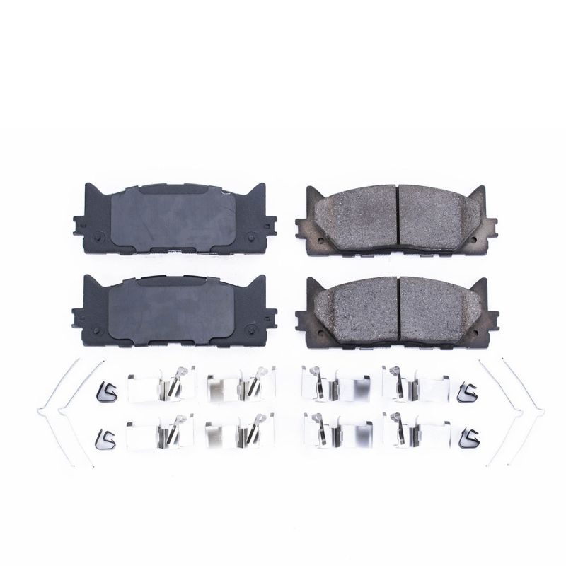 Power Stop 13-18 Lexus ES300h Front Z17 Evolution Ceramic Brake Pads w/Hardware Brake Pads - OE PowerStop
