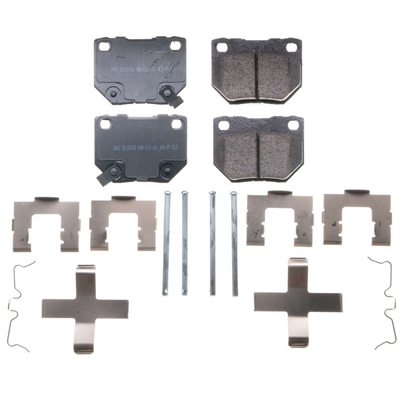Power Stop 90-96 Nissan 300ZX Rear Z17 Evolution Ceramic Brake Pads w/Hardware Brake Pads - OE PowerStop