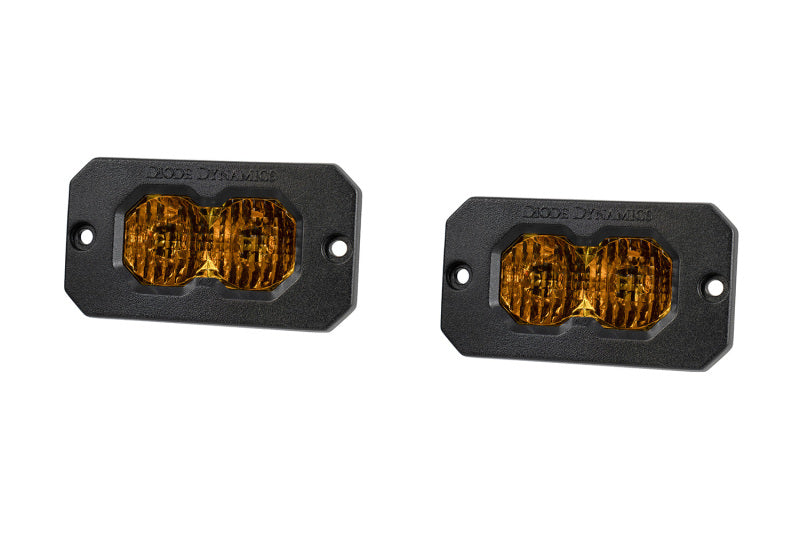 Diode Dynamics C2 2.0 Pro Yellow Combo/Driving Flush ABL (Pair) Light Accessories and Wiring Diode Dynamics