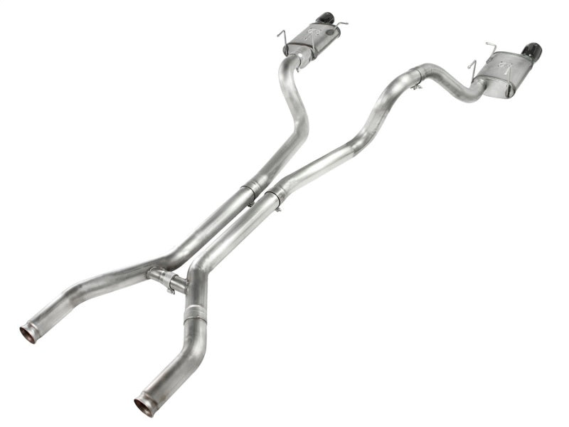 aFe MACHForce XP Cat-Back Exhaust 3in SS w/ Black Tips 11-14 Ford Mustang GT V8 5.0L Catback aFe