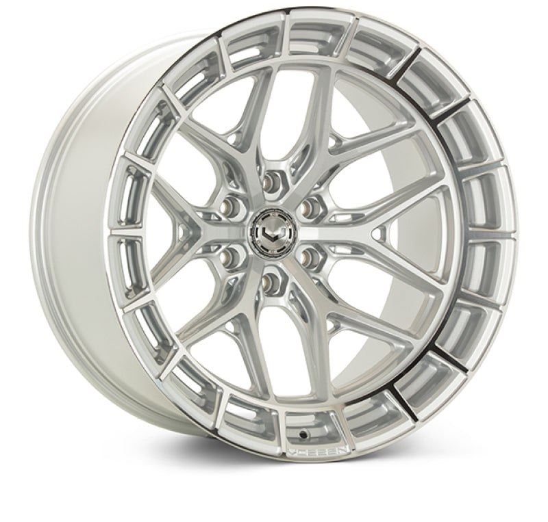 Vossen HFX-6 22x10 - 6x135 - ET-18 - Super Deep - 87.1 - Silver Polished Wheel Wheels - Forged Vossen