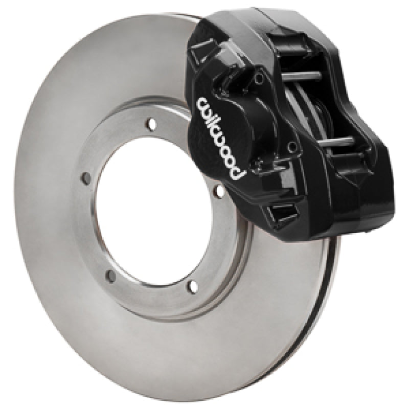 Wilwood 84-89 Porsche 911 D45 11.10in. Front Brake Kit w/ Flex Lines - Black Brake Kits - Performance Blank Wilwood