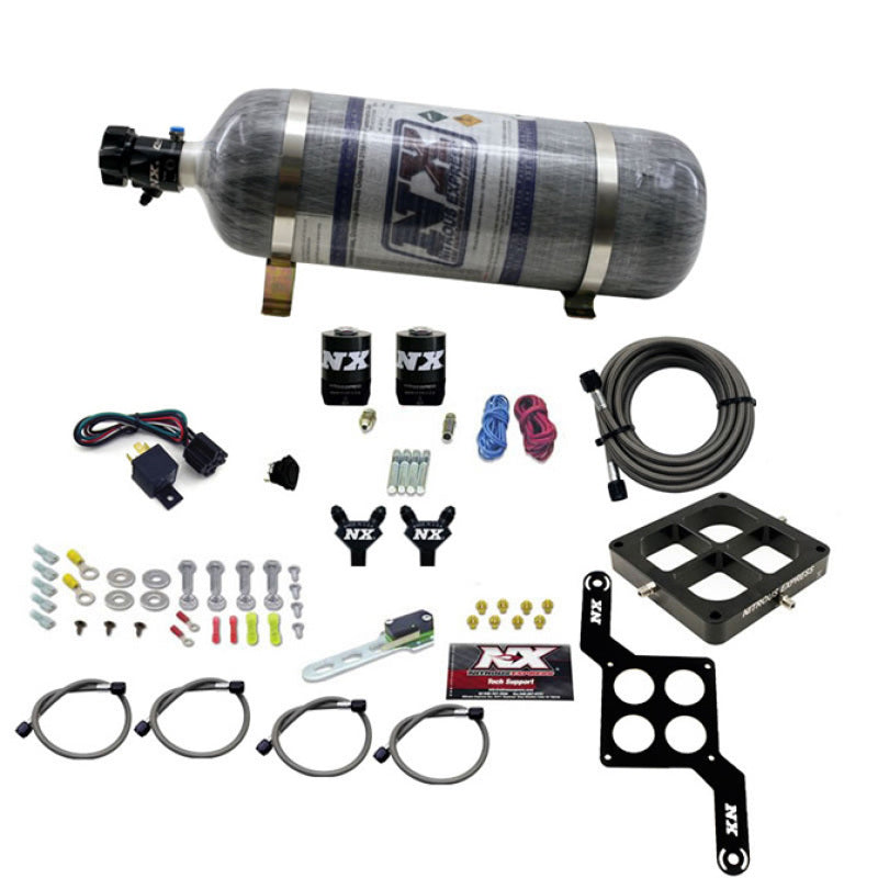 Nitrous Express Dominator Billet Crossbar Stage 6 Nitrous Kit (50-300HP) w/Composite Bottle Nitrous Systems Nitrous Express