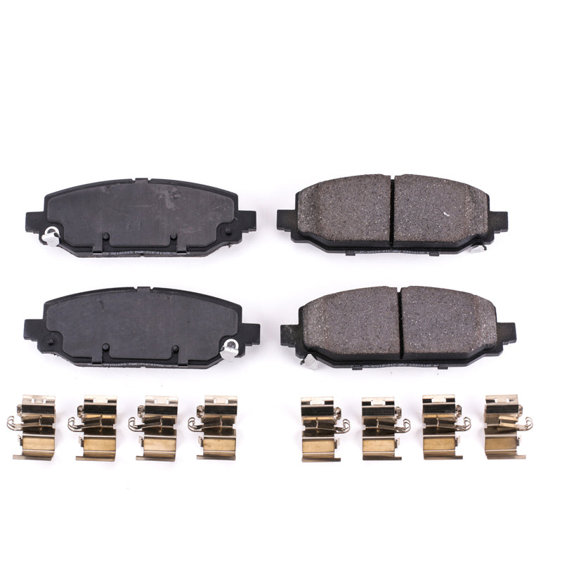 Power Stop 18-19 Jeep Wrangler Rear Z17 Evolution Ceramic Brake Pads w/Hardware Brake Pads - OE PowerStop