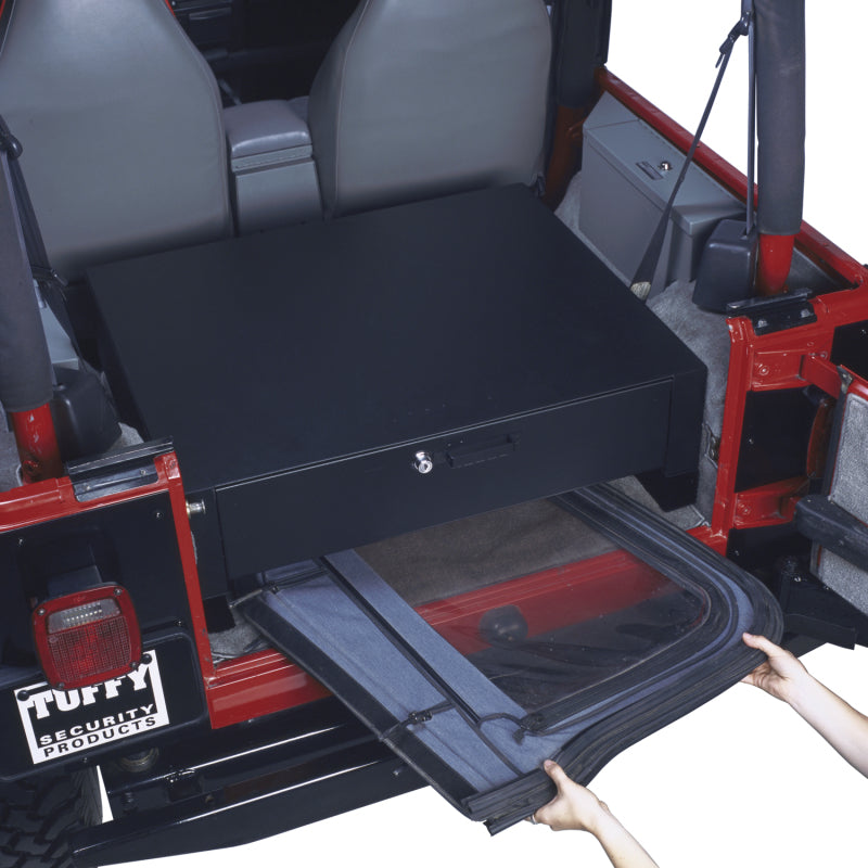 Tuffy 058 & 063 Black (2) Bracket 3In Riser Bracket Storage Racks Tuffy Products