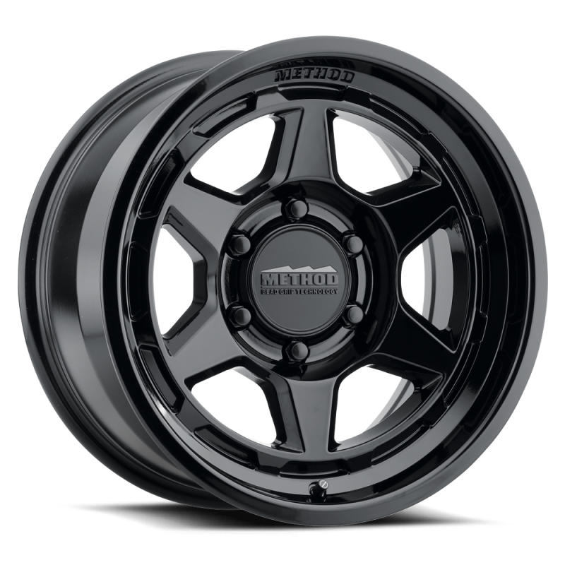 Method MR708 Bead Grip 17x8.5 / 0mm Offset / 6x135 / 4.72 in. BS / 87.00mm Bore - Gloss Black Wheel Wheels - Cast Method Wheels