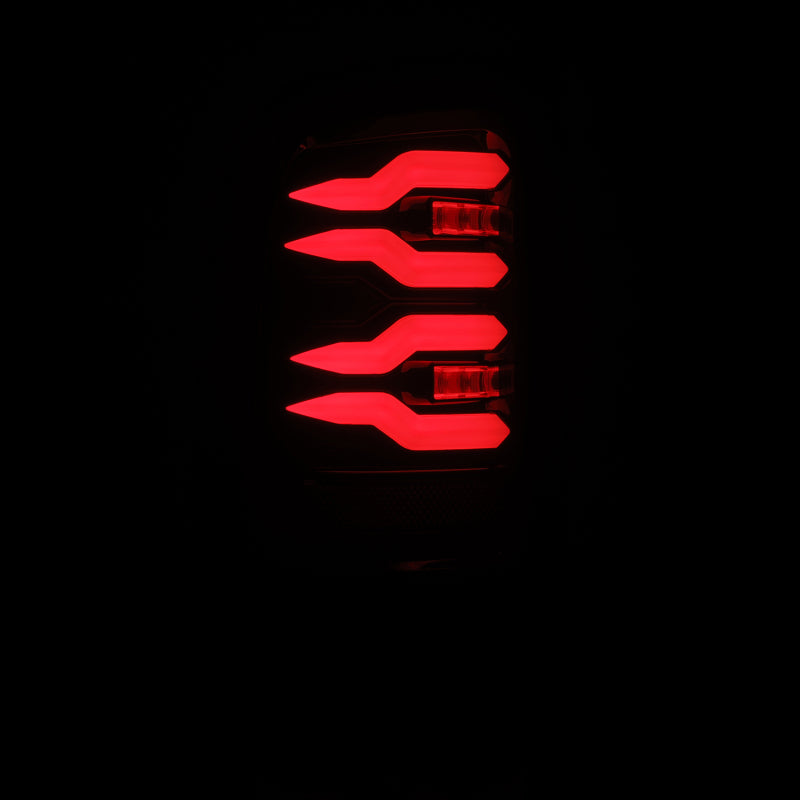 AlphaRex 94-01 Dodge Ram 1500/2500/3500 LUXX-Series LED Tail Lights - Black/Red Tail Lights AlphaRex