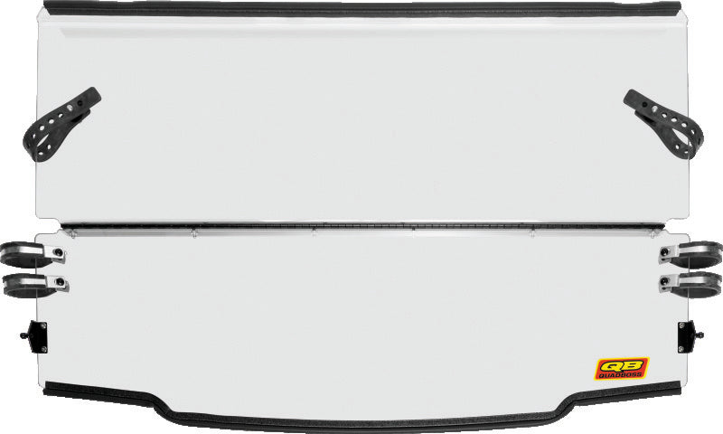 QuadBoss 17-21 Polaris Ranger 500 Folding Windshield Windshields QuadBoss
